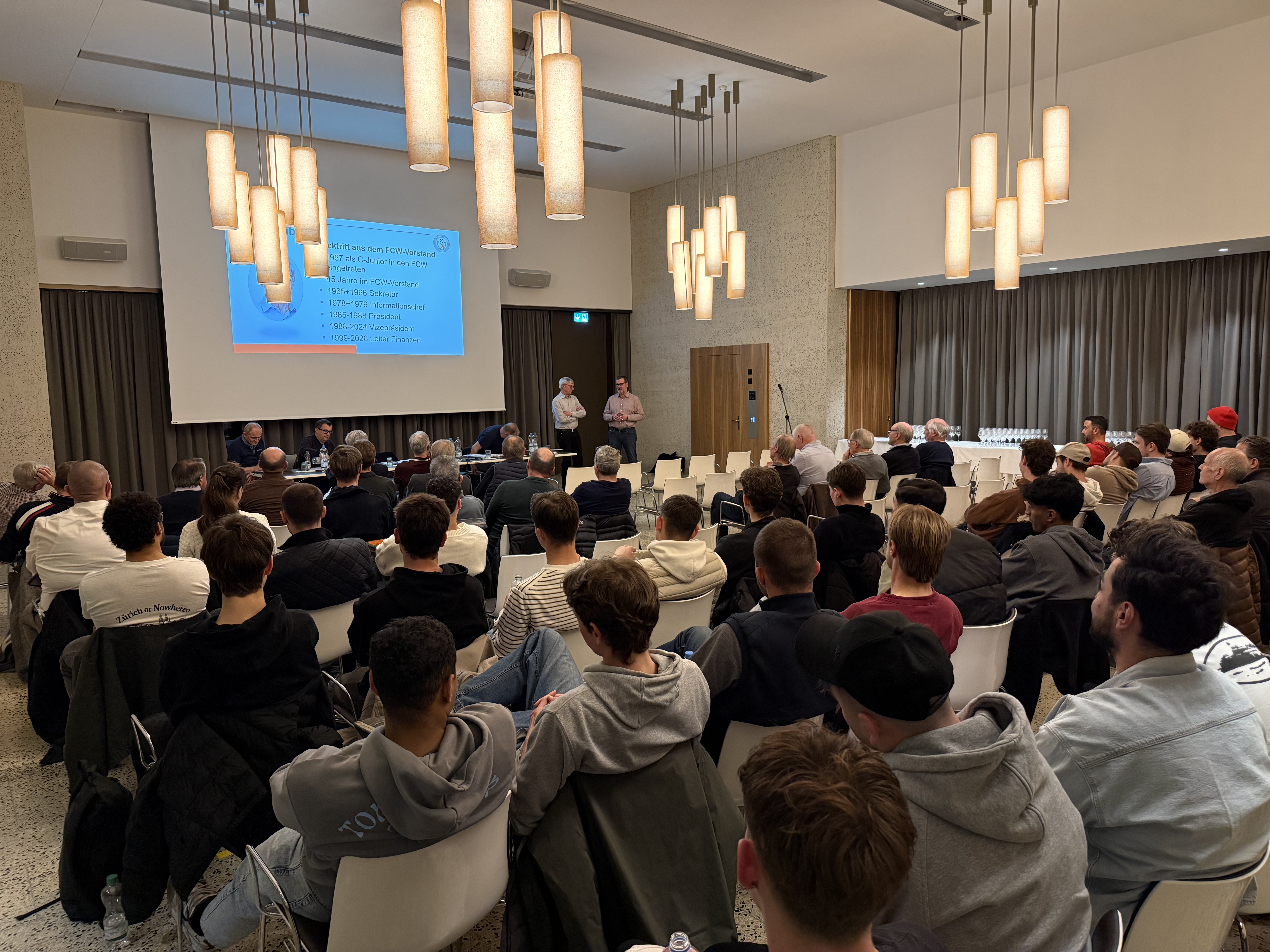 Verabschiedung Hans Dubach aus dem Vorstand